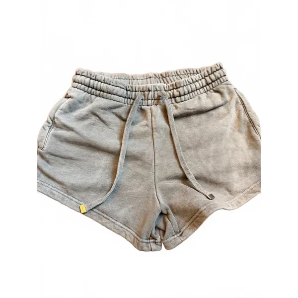 Talentless Womens Heavyweight Classic Shorts - Steel Grey - Image 2