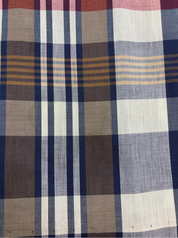 Vintage 60s 70s Nancy Greer New York Plaid Belted Midi Dress Small - Image 8