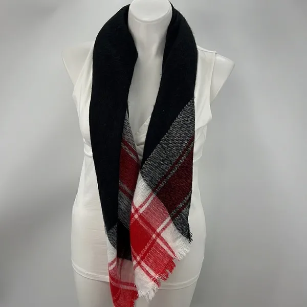 Cato black, red and white scarf new - Image 3