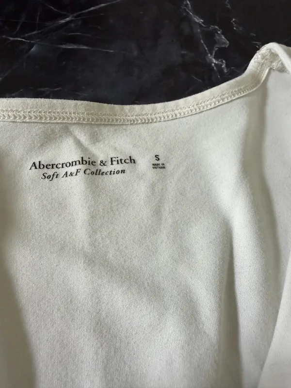 Abercrombie White Bodysuit Long Sleeve - Image 3