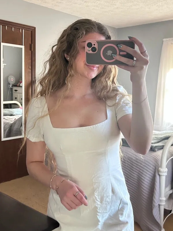 Princess Polly White Summer/Spring Dress  - Image 2