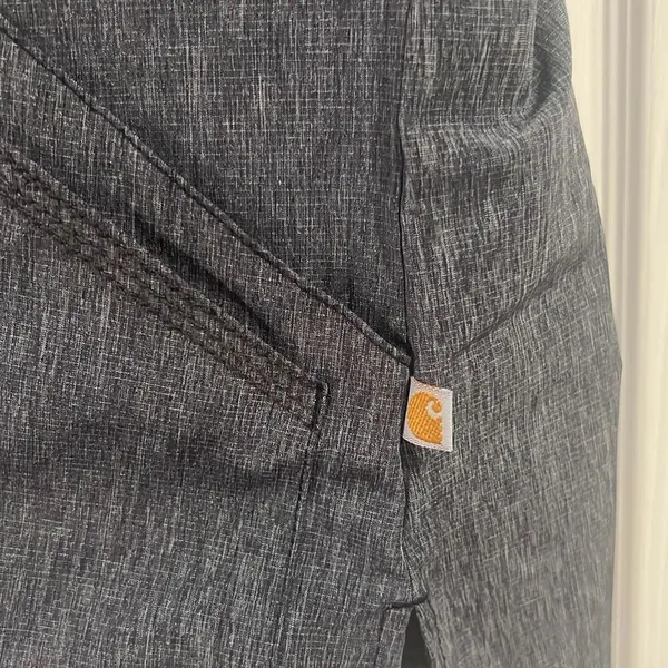 ✨HP✨Carhartt Women's Multi-Pocket V-Neck Medical Scrub Grey Sz XL Top✨ - Image 7