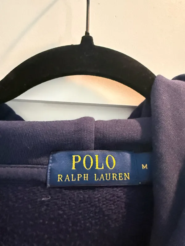 Ralph Lauren Navy Polo Bear Graphic Hoodie - Image 2
