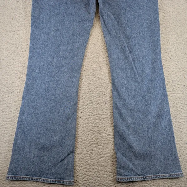 Denim Forum Aritzia Joni High Rise Flare Jeans Blue Medium Wash 28 DW1663 - Image 9