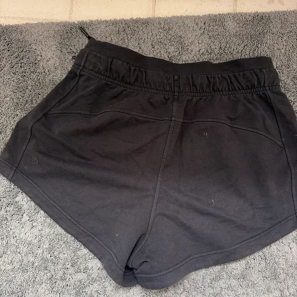 LULULEMON Black shorts with drawstring waist #athletic #activewear - Image 4