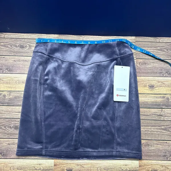 Lululemon Scuba High Rise Mini Skirt Velvet NWT Size Small (NFAL) LW8AL9S - Image 9