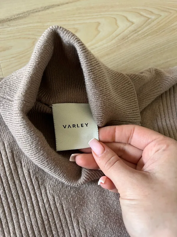 Varley Ravena ribbed-knit turtleneck top - Image 6