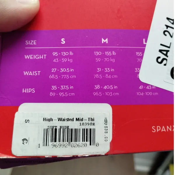 Spanx NEW (READ) Size Small Higher Power Short High-Waisted Seamless Shaper - Image 8