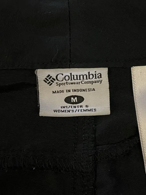 Columbia PFG Cargo Shorts Womens Medium Black Nylon Quick Dry Fishing Beach - Image 5