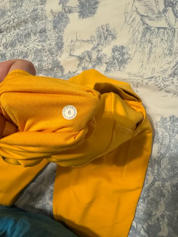 Yellow Lululemon Leggings - Image 4