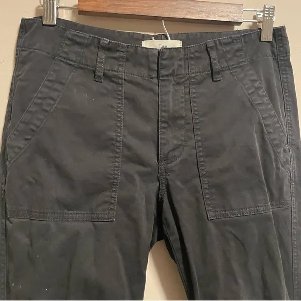 Aritzia TNA HEROIC PANT Cuffed Cargo Black Joggers Pants Size 2 - Image 3