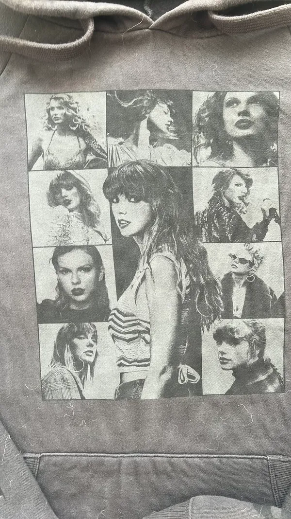 Taylor Swift Eras Tour Hoodie Black - Image 3