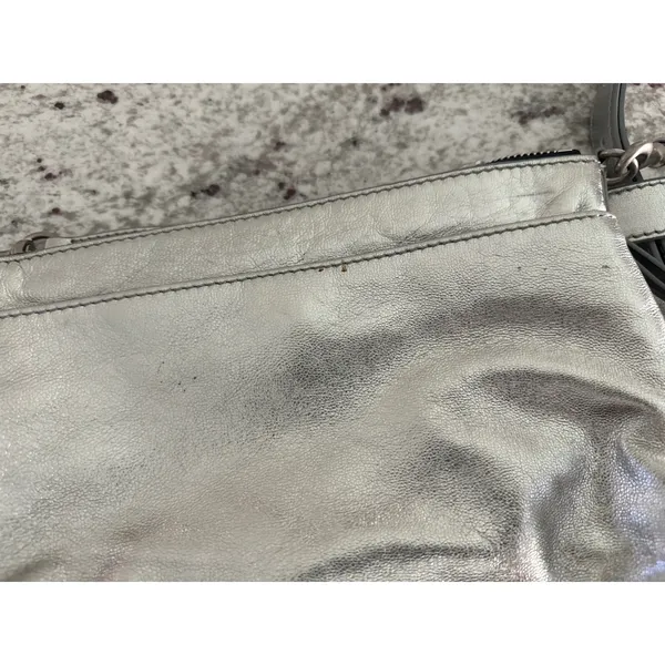 Lucky brand silver leather crossbody bag - Image 4