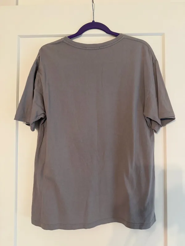Zutter Distressed Graphic Tee Gray - Image 8
