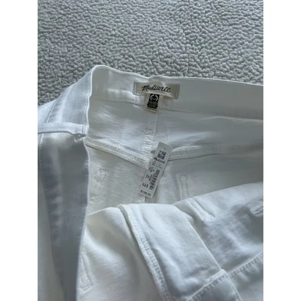 Madewell The Perfect Vintage Wide-Leg Jean w/Patch Pockets Vintage Canvas Sz 32 - Image 11