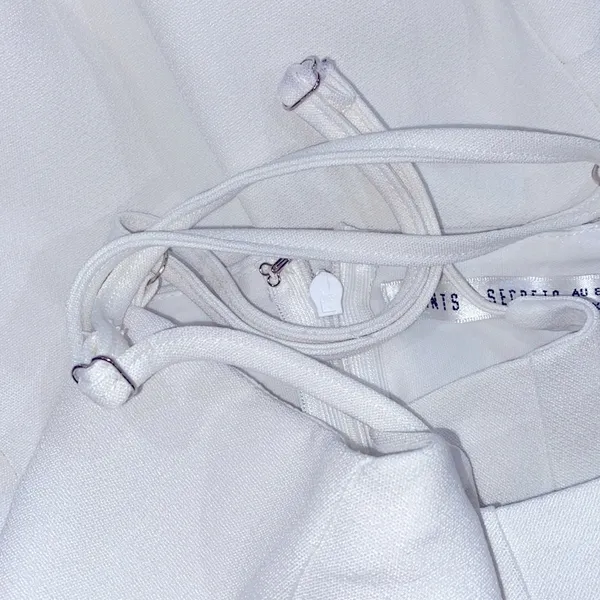 Saints and secrets white ruffle dress size xsmall - Image 8