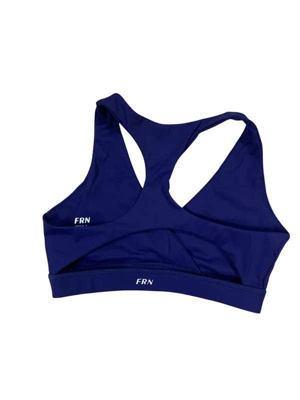 FRN Cobalt Blue Racerback Wrap Sports Bra Workout Gym Yoga Athleisure S - Image 2