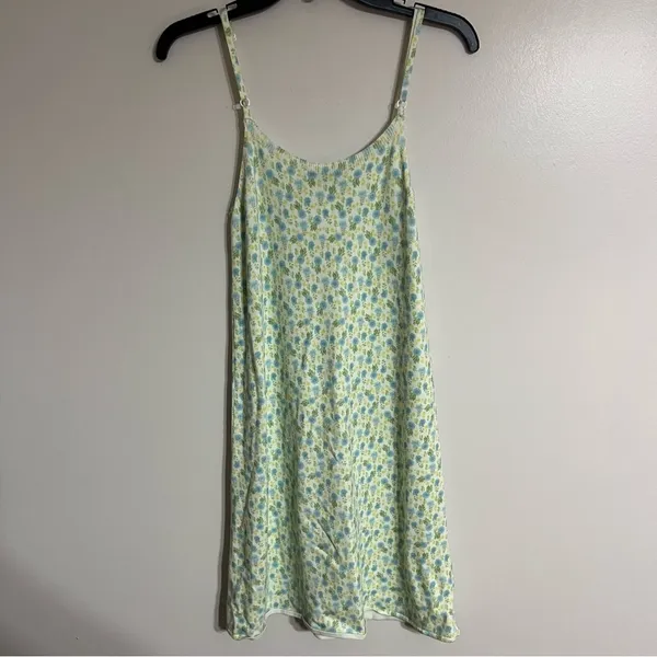 Women's Zara Floral Print Tight Knit Tank Dress Size Small‎ Viscose - Image 13