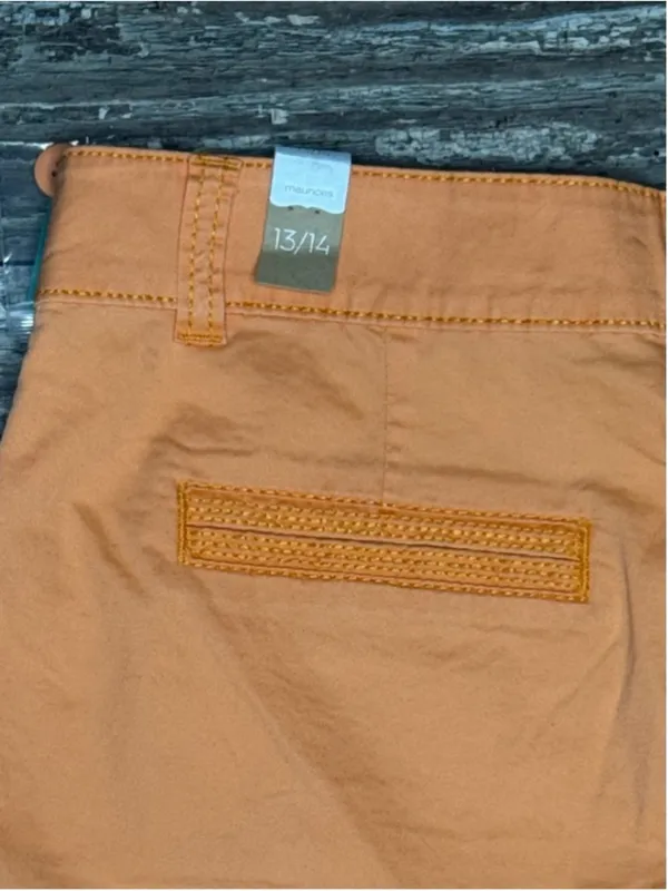 Maurices bright orange High-Waist Women’s Shorts NEW size 13/14 - Image 9