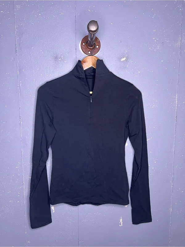 SKIMS Stretch-Cotton Jersey Rollneck Top Size Large - Image 6