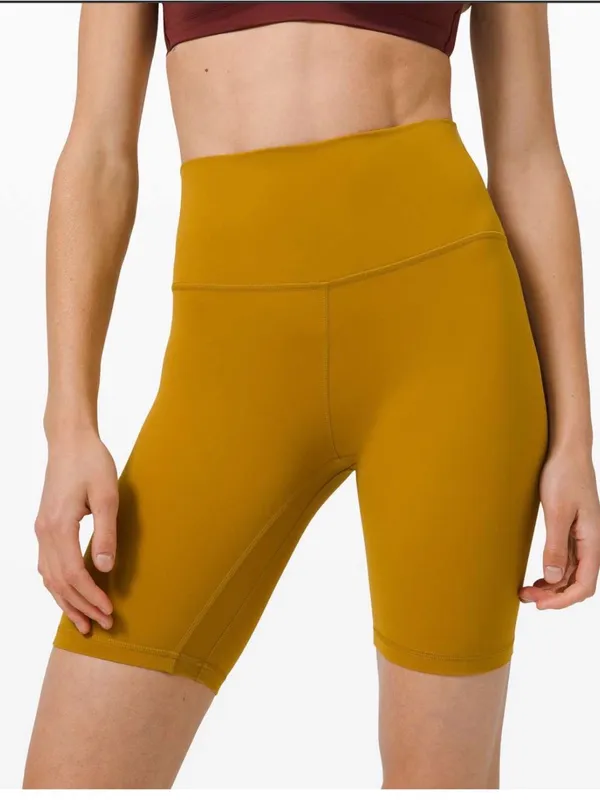 Lululemon Align Short 8" Gold Spice Size 4 NWOT - Image 3