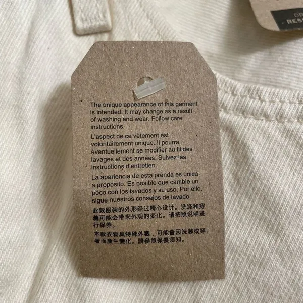 Levi’s Women's 501 Ivory Give Me Butterflies‎ Hi-Rise Denim Shorts, 30 NWT - Image 7