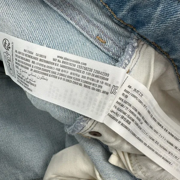 Abercrombie & Fitch Jeans Womens 30/10R Light Blue 90s Relaxed High Rise - Image 5