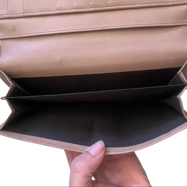 Gucci Dusty Rose Light Pink GG Bifold Wallet AUTHENTIC - Image 6