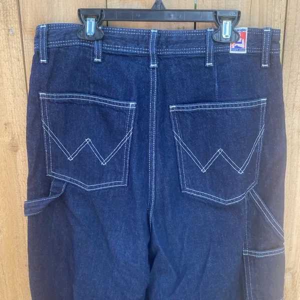 Anthropologie Wrangler Casey Jones Carpenter Barrel Jeans Size 30x31 Wide Leg High Rise Baggy - Image 14