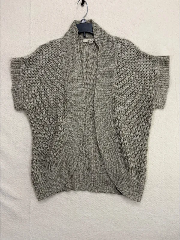Women’s S Beige Twenty One Open Front Knit Sweater Vest Cardigan - Image 2