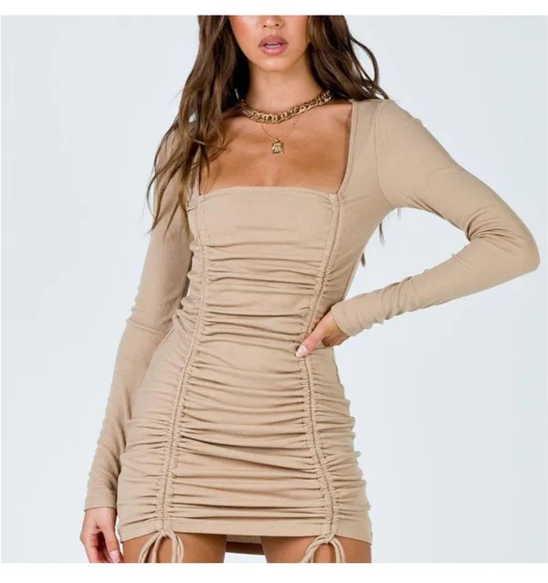 Princess Polly Dress tan - Image 2