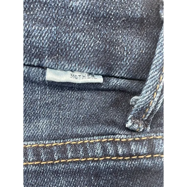 Mother High Waisted Lookers‎ Dark Wash Size 25 - Image 4