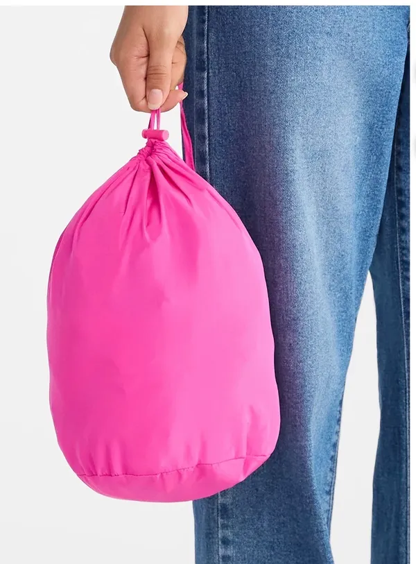Packable puffer jacket size Large/XL Pink - Image 3