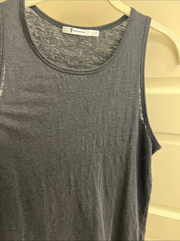 Alexander Wang linen tank top Black Size XS - Image 6