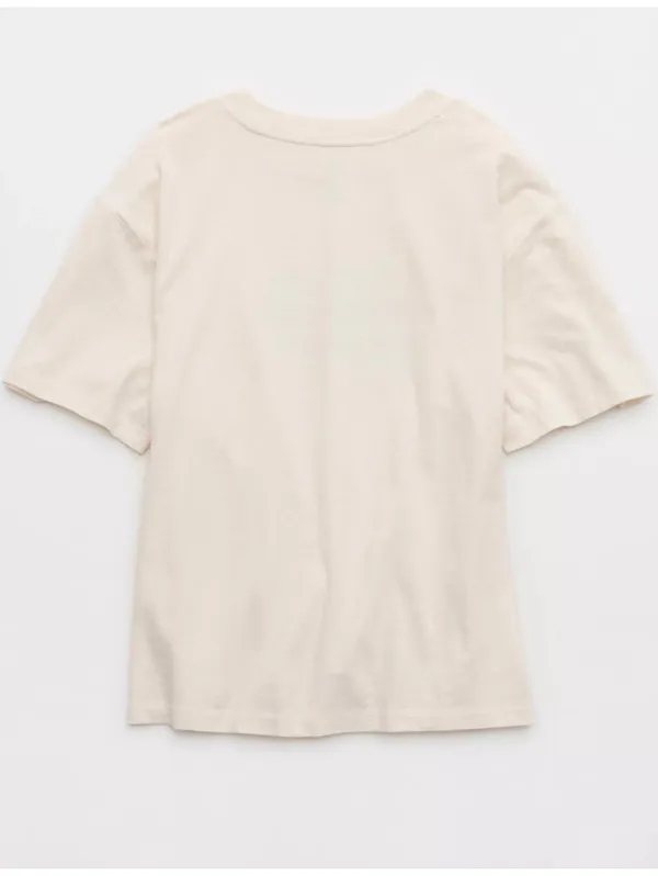 AE Aerie | Smiley® Relaxed T-Shirt American Eagle NWT Natural M - Image 3