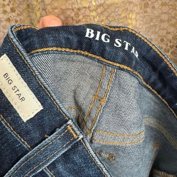Big Star Stella High Rise Denim Pencil Skirt Size 26 Small - Image 3