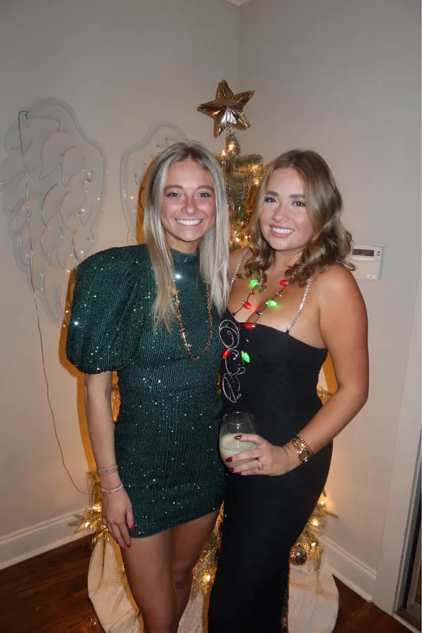 Camila Coelho Cassie Green Sequin Mini Dress - Image 3