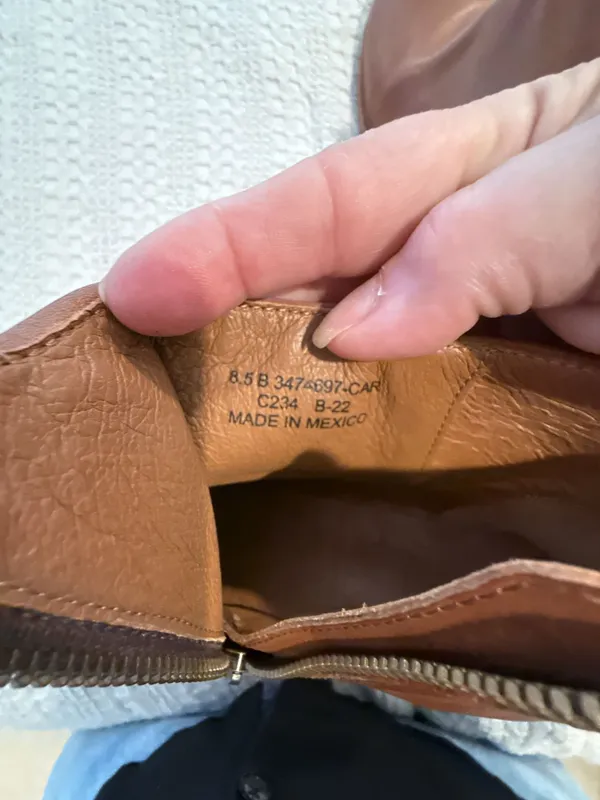 Frye Women's Brown Leather Ankle Boots Size 8.5 B - Image 7