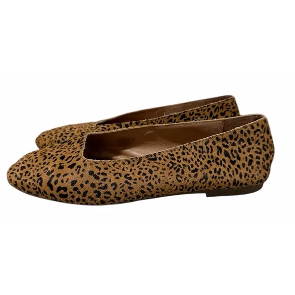 Madewell‎ Cory Leopard Calf Hair Ballet Flats Shoes Women's Size 8 - Image 3