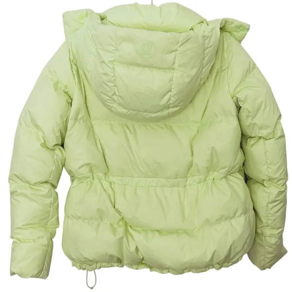 Lululemon Hooded Wunder Puff Jacket Womens Size 8 Faded Zap Insulated Outdoors - Image 4