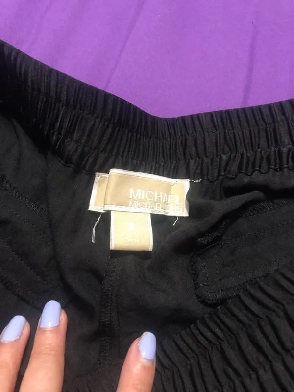 MICHAEL Michael Kors Black Cargo Jogger Pants - Image 2