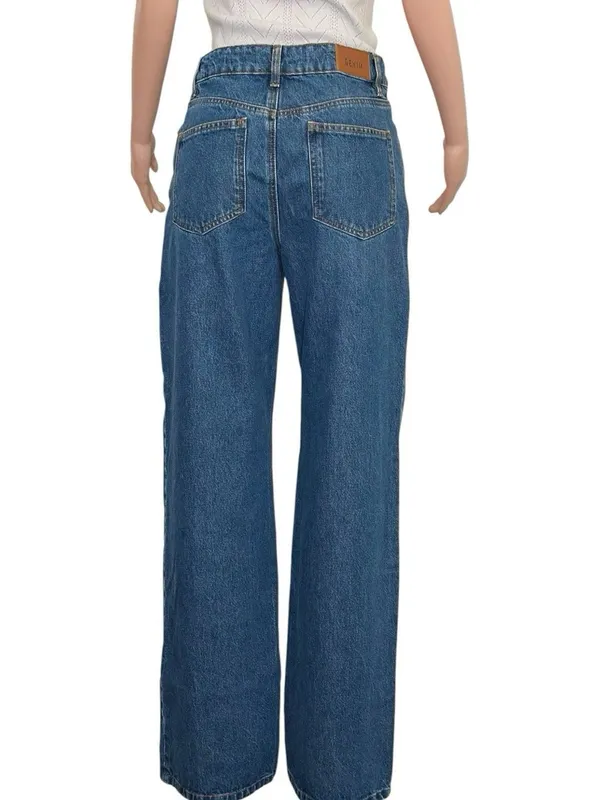 SÉZANE The Wide Leg Pants, Deep Blue, FR38/US6 - Image 6