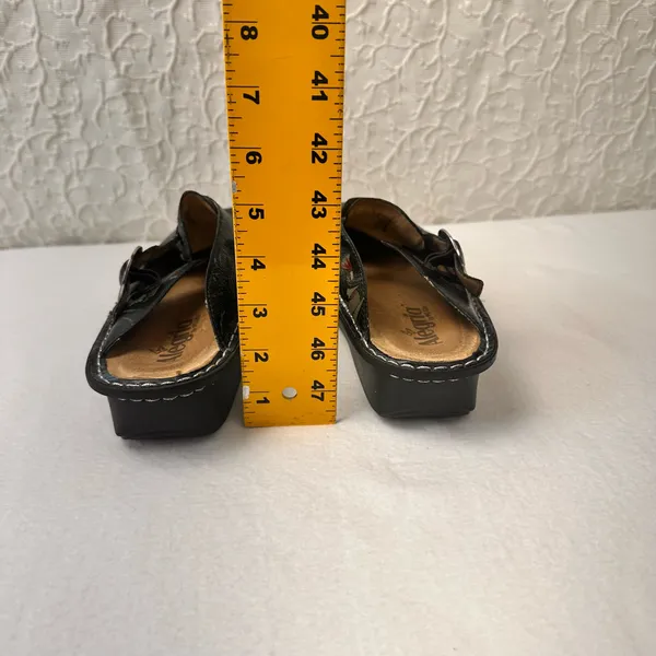 Alegria Clogs Size 8.5 / 39 Women's Floral Mules Leather Shoes Comfort Slip On - Image 10