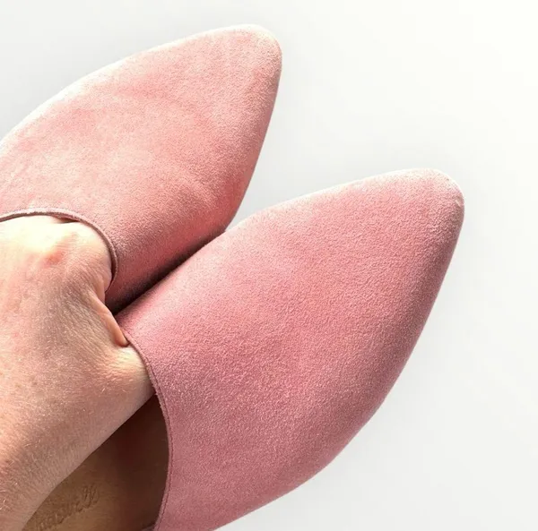 Madewell The Remi Mule in Pink Suede - Image 10