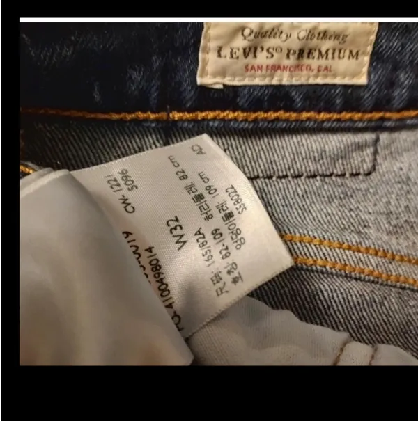 Levi’s 501 High Rise Dark Wash 32 Festival Boho Grunge Punk Y2K Cowgirl Country - Image 4