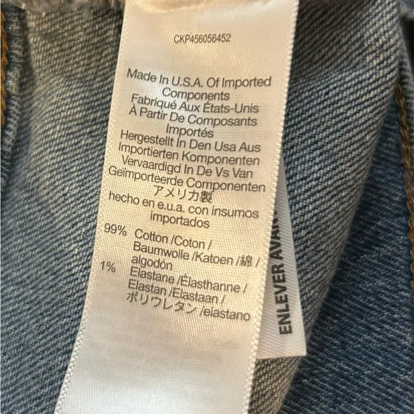 Madewell The Perfect Vintage‎ Jean in Ainsworth Wash Size 27 - Image 10