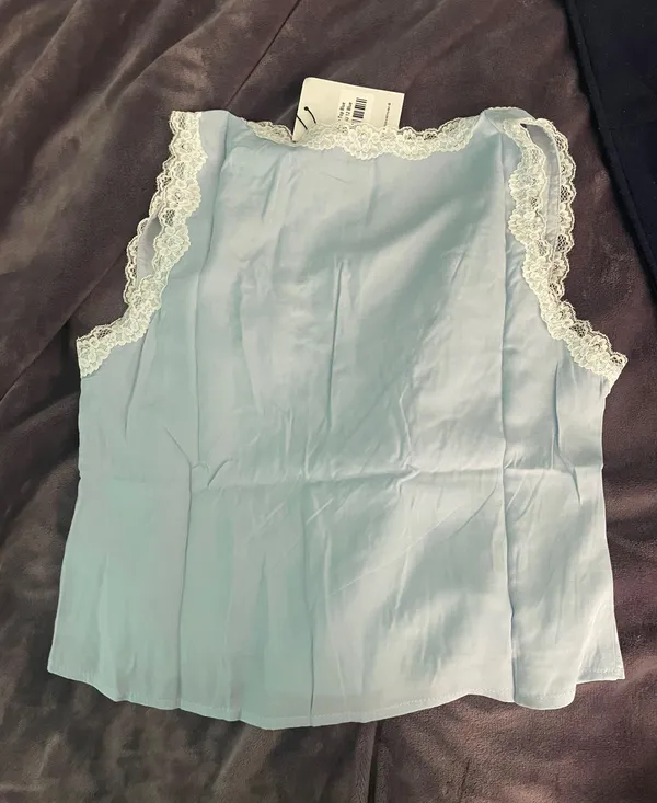 Princess Polly Tinkerie Top Blue - Image 5