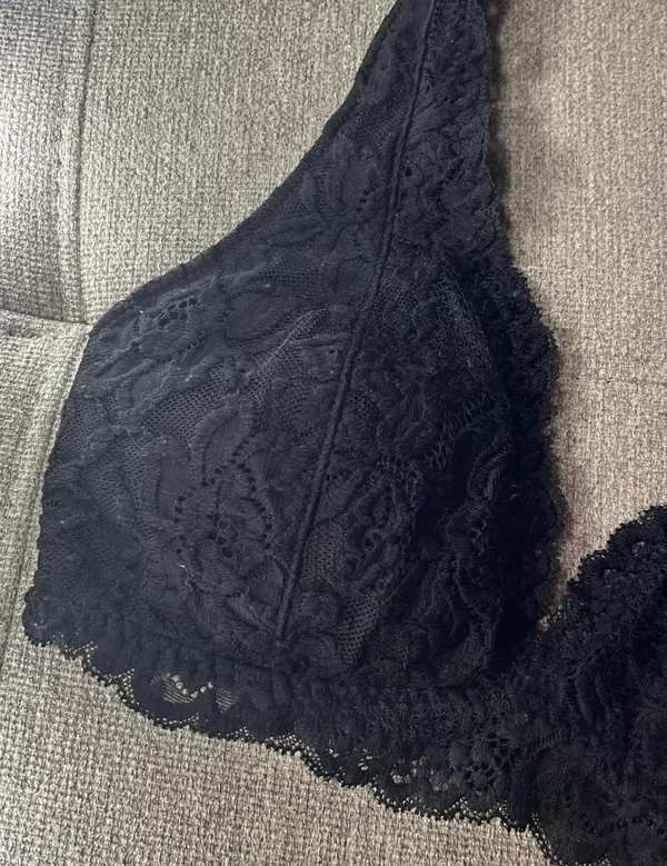 Abercrombie Black Lace Bralette - Image 2