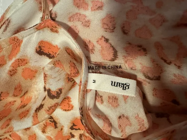 Boutique Dress Orange Size M - Image 4