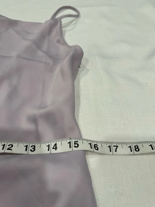Urban Outfitters Lilac Satin Cowl Neck Slip Mini Dress - Image 9